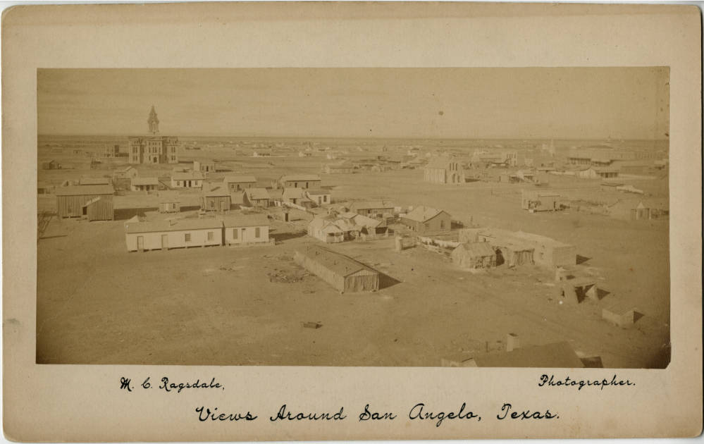 Bird's-eye View of San Angelo, Texas