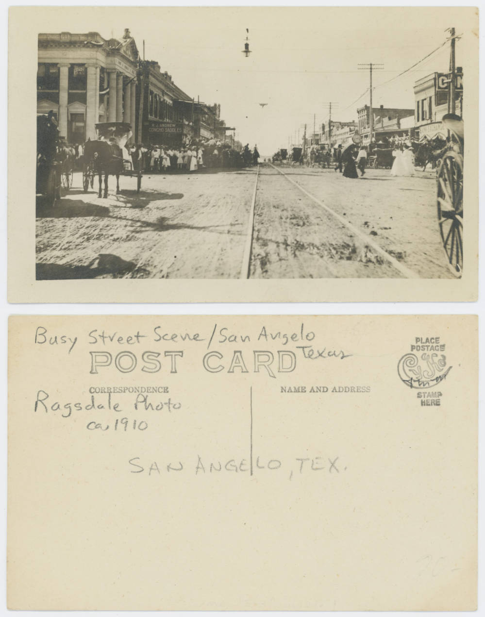 Busy Street Scene — San Angelo